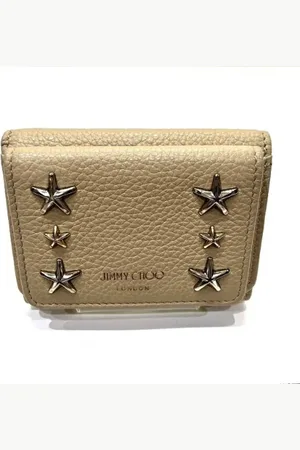 Jimmy Choo Pre-owned, Dames, , ONE Size, Leer, Tweedehands leren portemonnees