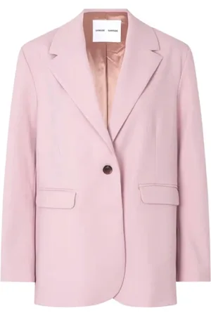 Samsøe Samsøe Jassen, Heren, Roze, 2Xs, Polyester, Oversized Haven Blazer