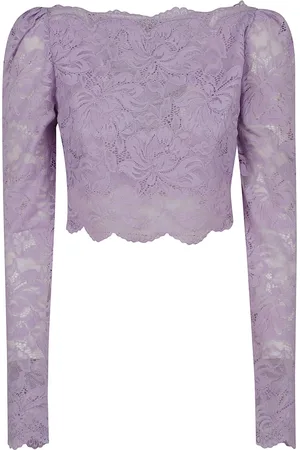 Paco rabanne Tops, Dames, Paars, S, Roze & Paarse Topkleding
