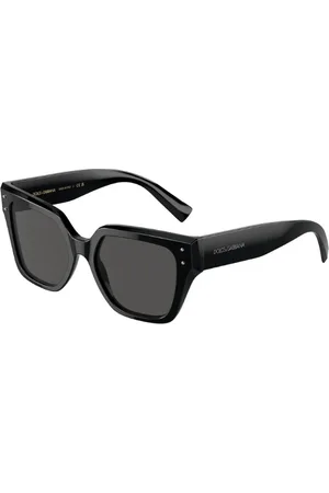 Dolce & Gabbana Accessoires, unisex, Zwart, ONE Size, Cat Eye Zonnebril - Zwart