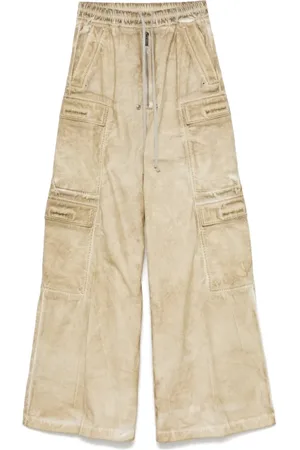 Rick Owens Broeken, Heren, , XS, Jumbo Pergament Cargo Broek