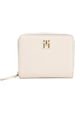 Tommy Hilfiger Accessoires, Dames, , ONE Size, Leer, PU Leren Portemonnee met Metalen Logo