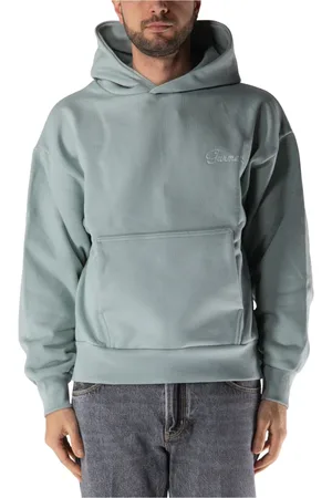 Garment Workshop Sweatshirts & Hoodies, Heren, Groen, L, Klassieke Geborduurde Logo Hoodie