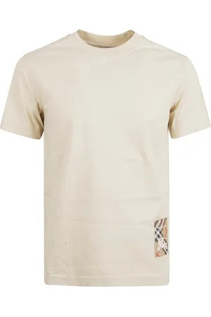 Burberry Tops, Heren, , S, Katoen, Stijlvolle T-shirts en Polos