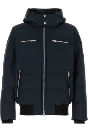 Moose Knuckles Jassen, Heren, Blauw, L, Polyester, Cloud Bomber Donsjack