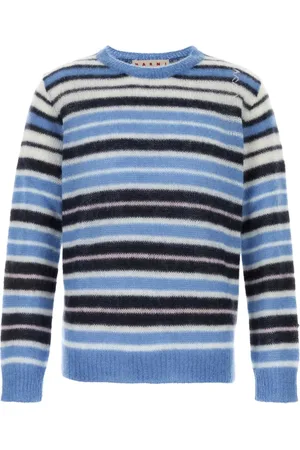 Marni Truien, Heren, Veelkleurig, L, Geborduurde Mohair Blend Trui