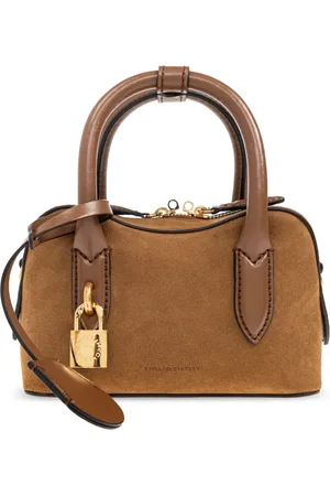 Stella McCartney Tassen, Dames, Bruin, ONE Size, Leer, Handtas Klein