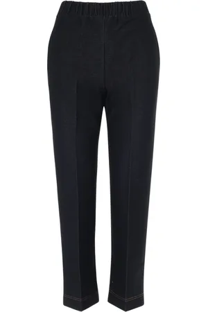 Max Mara Broeken, Dames, Blauw, XS, Stijlvolle Ombra Jurk