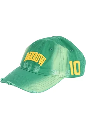 BARROW Accessoires, Heren, Groen, ONE Size, Katoen, Katoenen pet met 3D-letters