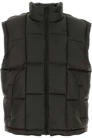Vetements Jassen, Heren, Bruin, S, Polyester, Donkerbruine Polyester Donsjas