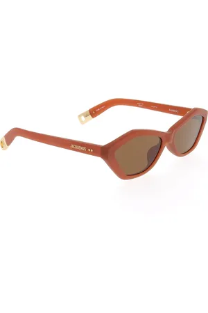Jacquemus Accessoires, unisex, Oranje, ONE Size, Stijlvolle zonnebril voor zonnige dagen