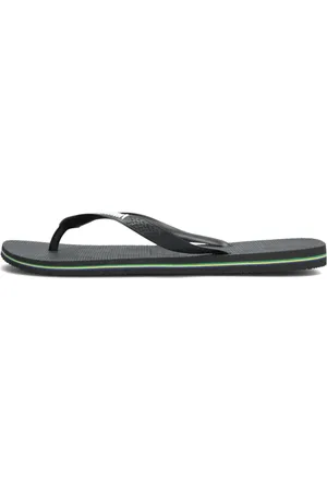 Havaianas Schoenen, Heren, Zwart, 45 EU, Brazil Logo Zomer Slipper