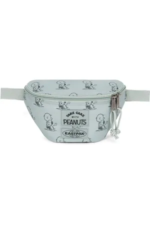 Eastpak Tassen, Dames, Blauw, ONE Size, Polyester, Groene heuptas met verstelbare band