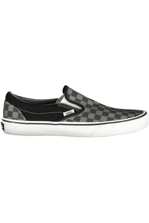 Vans Schoenen, Heren, Zwart, 44 EU, Geruite Slip-On Sneakers voor Stedelijke Stijl