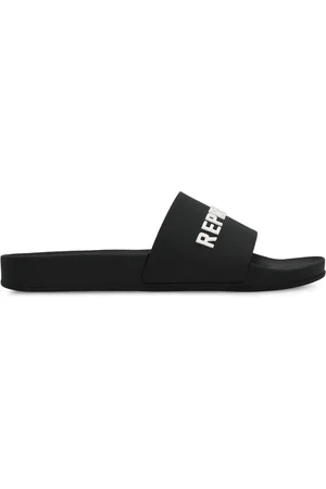 Represent Schoenen, Heren, Zwart, 42 EU, Rubberen zwembadsandalen