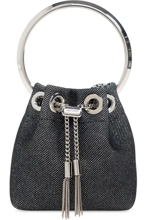 Jimmy Choo Tassen, Dames, Grijs, ONE Size, Bon Bon Micro tas