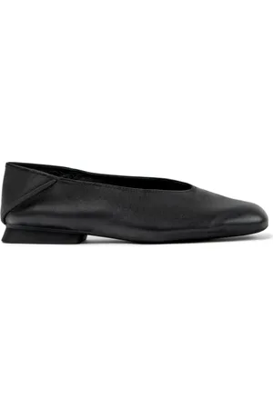 Camper Schoenen, Dames, Zwart, 38 EU, Leer, Ballerinas