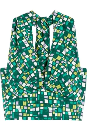 Max Mara Jassen, Dames, Veelkleurig, XS, Multi Colour Top voor Weekenduitjes