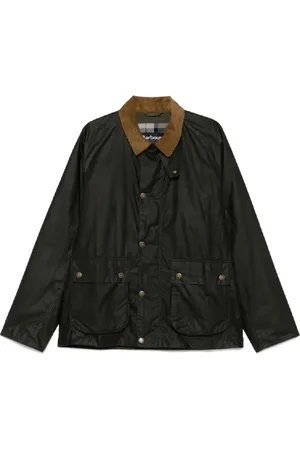 Barbour Jassen, Heren, Groen, XL, Katoen, Moderne waxjas voor mannen