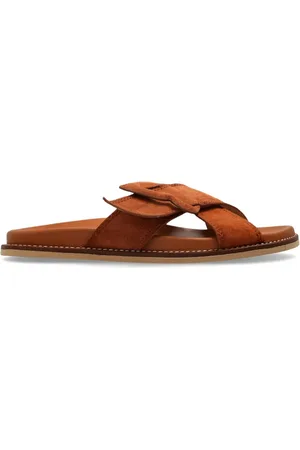 SOPHIA WEBSTER Schoenen, Dames, Bruin, 40 EU, Leer, Slides Blair