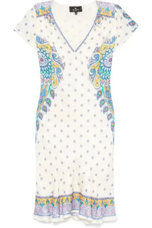 Etro Kleedjes, Dames, Veelkleurig, M, Elegante Mini Jurk voor Vrouwen