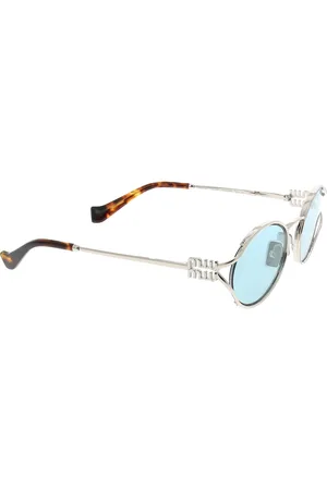 Miu Miu Accessoires, unisex, Geel, ONE Size, Stijlvolle zonnebril voor mode-liefhebbers