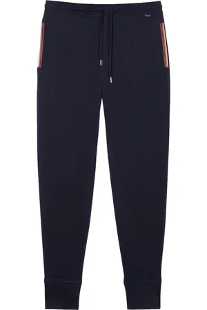 Paul Smith Broeken, Heren, Blauw, L, Katoen, Navy Blauwe Lounge Broek