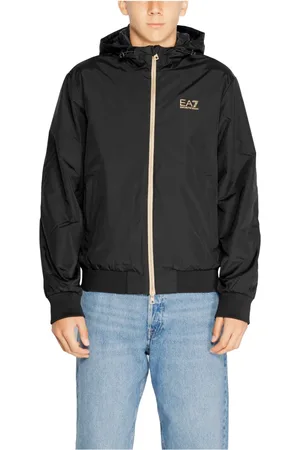 EA7 Jassen, Heren, Zwart, M, Herenjassen en -jassen Collectie