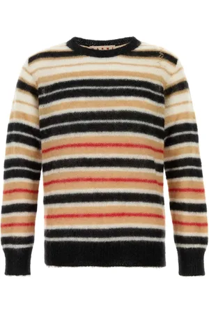 Marni Truien, Heren, Veelkleurig, L, Geborduurde Mohair Blend Trui