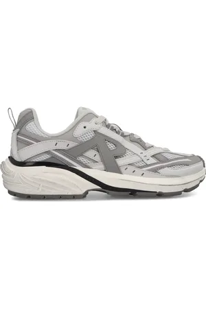 Represent Schoenen, Heren, Grijs, 40 EU, Polyester, Stoffen lage sneakers met mesh inzetstukken