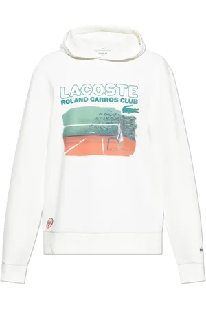 Lacoste Sweatshirts & Hoodies, Heren, Wit, L, Katoen, Sweatshirts & Hoodies