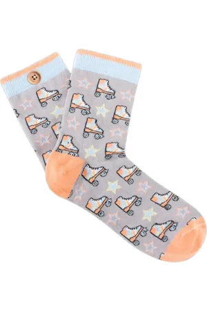Cabaia Ondergoed, unisex, Grijs, ONE Size, Katoen, Gestreepte Sokken - Onafscheidelijk Motief