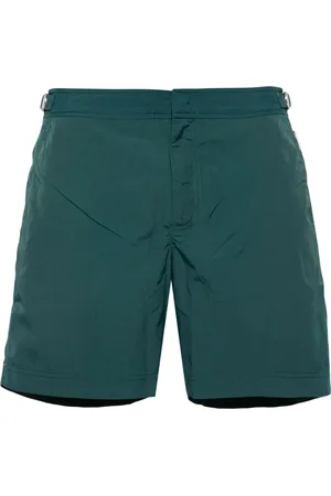 Orlebar Brown Badkleding, Heren, Groen, W34, Polyester, Sneldrogende Bulldog Zwemshorts