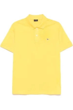 Paul & Shark Tops, Heren, Geel, 3Xl, Katoen, Katoenen Polo Shirt 100% Katoen Italië
