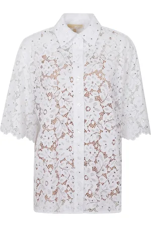 Michael Kors Blouses & Shirts, Dames, Wit, S, Stijlvolle Shirt voor Mannen