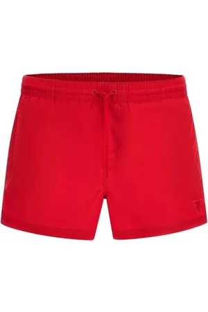 Guess Badkleding, Heren, Rood, XL, Shorts