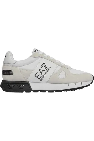 EA7 Schoenen, Heren, Wit, 45 1/3 EU, Polyester, Sneakers