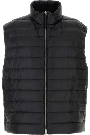 Jil Sander Jassen, Heren, Zwart, S, Nylon, Zwarte Nylon Donsjas