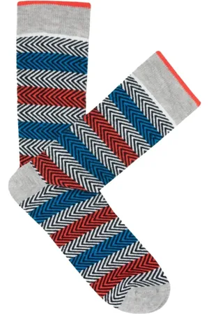 Cabaia Ondergoed, unisex, Veelkleurig, ONE Size, Katoen, Chevron patroon onafscheidelijke sokken