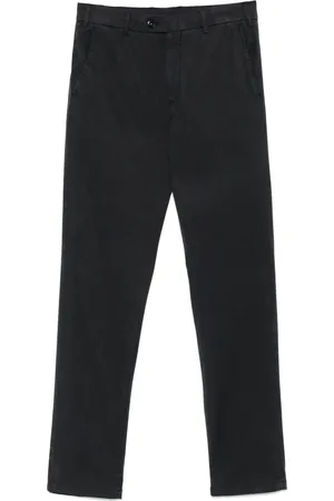CANALI Broeken, Heren, Blauw, M, Katoen, Lyocell/Katoen Regular Fit Broek met Zakken