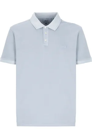 Woolrich Tops, Heren, Blauw, M, Katoen, Lichtblauw Poloshirt met Logo