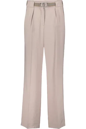 Betty Barclay Broeken, Dames, Grijs, M, Elegante relaxte pasvorm broek