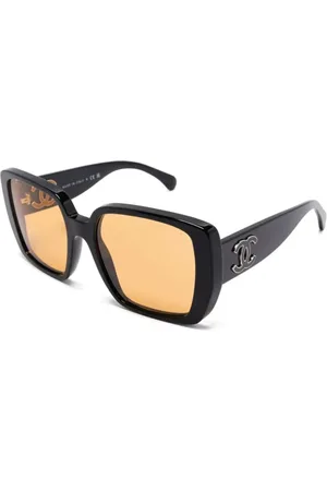 CHANEL Accessoires, Dames, Zwart, 54 MM, Ch 5541 17997 Zonnebrillen