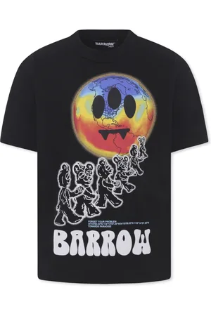 BARROW Tops, unisex, Zwart, 152 CM, Katoen, Zwarte Lach Beer T-Shirt