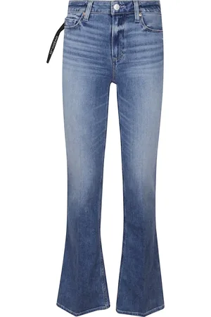 Paige Jeans, Dames, Blauw, W30, Stijlvolle Laurel Canyon Jeans