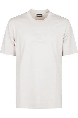 Emporio Armani Tops, Heren, , M, Logo Grafisch T-shirt