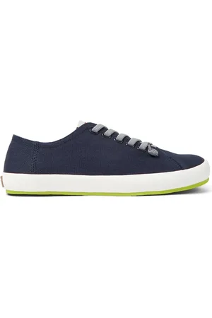 Camper Schoenen, Heren, Blauw, 44 EU, Katoen, Stijlvolle Canvas Sneakers