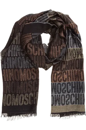 Moschino Accessoires, Dames, Bruin, ONE Size, Winter Sjaal