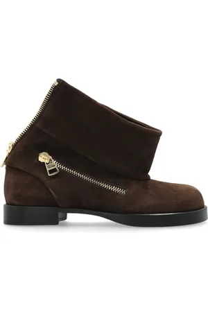 J.W.Anderson Schoenen, Dames, Bruin, 37 EU, Suède, Suède enkellaarzen