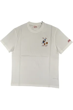 MC2 SAINT BARTH Tops, Heren, , XL, Zwarte Donald T-shirt, hete stijl